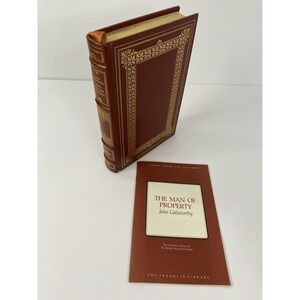 John Galsworthy The Man of Property Franklin Library 1982